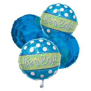 "It's a Boy" Balloon Bouquet (4)